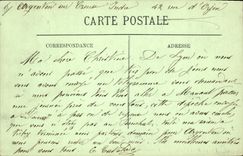 CPA Folklore Auvergne Costumes du pays Enfants