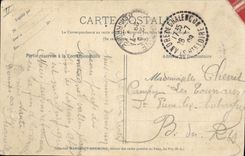 CPA Folklore Le Velay La bourree