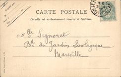 CPA Folklore Auvergne La bourree