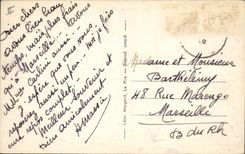 CPA Folklore Auvergne La bourree