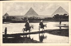 CPA Egypt Egypte Pyramids