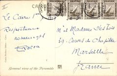 CPA Egypt Egypte Pyramids