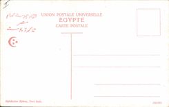 CPA Egypt Egypte Louxor the temple