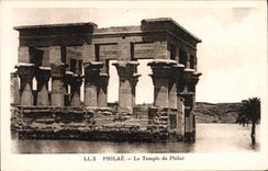 CPA Egypt Egypte Philae Le temple de Philae