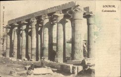 CPA Egypt Egypte Louxor colonnades
