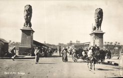 CPA Egypt Egypte Kasr el Nil bridge