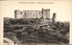 CPA Chateau des Templiers Greoux les Bains 