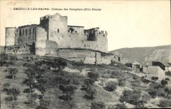 CPA Chateau des Templiers Greoulx les Bains