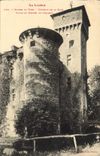 CPA Chateau de la Caze Gorges du Tarn Tours et entree du chateau