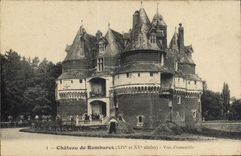 CPA Chateau de Rambures Vue d'ensemble