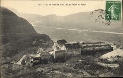 CPA Chateau Fort de la Pierre Chatel et Vallee du Rhone