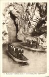 CPA Grotte Grottes Puits de Padirac La riviere plane superieure