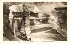 CPA Grotte Grottes Puits de Padirac Lac des Grands Cours