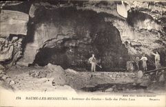 CPA Grotte Grottes Baume les Messieurs Interieur des grottes Salle des Petits lacs