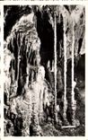CPA Grotte Grottes Aven d'Orgnac La barriere de colonettes Salle Glory