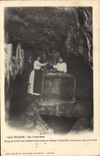 CPA Grotte Grottes Rauzan pres Libourne Stalactites formation dans le  grand couloir