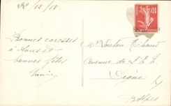 CPA Fantaisie Enfant Poupee Noel