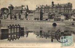 CPA Laval Le chateau et le Palais de justice 