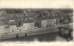 CPA Laval Vue prise du Palais de justice 