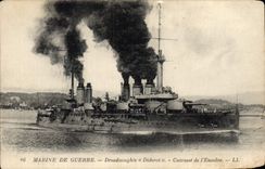 CPA Bateau de guerre Dreadnoughts Diderot Cuirasse de l'escadre