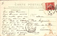 CPA Bateau de guerre Democratie Cuirasse