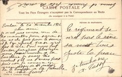 CPA Bateau de guerre Dupetit Thouars Croiseur Corsaire 