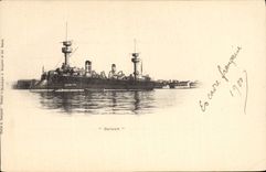 CPA Bateau de guerre Davout 