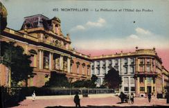CPA Prefecture et l'Hotel des Postes Montpellier