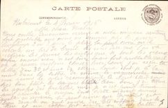 CPA Militaria Sur les ruines d'Ippecourt