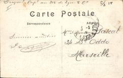 CPA Militaria Bataille de la Marne Frignicourt pres Vitry le Francois Place de l'eglise et rue de la