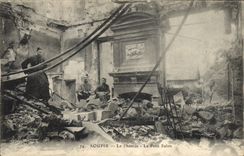 CPA Militaria Soupir Le chateau Le Petit Salon