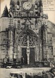 CPA Militaria Aruzee sur Aire le portail de l'eglise 