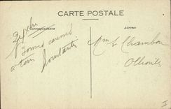 CPA Militaria Aruzee sur Aire le portail de l'eglise