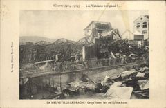 CPA Militaria La Neuveville les Raon Ce qu'ils ont fait de l'usine Amos