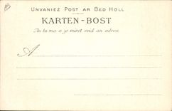 CPA Folklore Penmarch Retour de la peche Mauvaise journee 