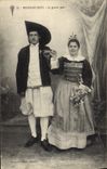 CPA Folklore Bourg de Batz Le grand jour 