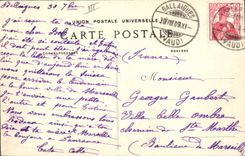 CPA Folklore Pont L'Abbe Fille et Gas