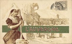 CPA Folklore Auvergne