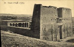 CPA Egypt Egypte Temple d'Horus a Edfou