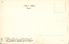 CPA Egypt Egypte Thebes Vallee des tombeaux des rois Peintures murales dans le tombeau de Seti