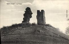 CPA Chateau Saint Calais Les ruines