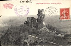 CPA Chateau de Tournoel Vue prise Cote Nord 