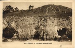 CPA Grotte Morgat Entree des petites Grottes 