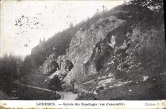 CPA Grotte des Espeluges Vue d'ensemble Lourdes Grottes 