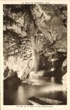 CPA Grotte Grottes Puits de Padirac Le lac de la pluie vu du debarcadere