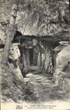 CPA Grotte Grottes Foret de Fontainebealu Grotte du serment Mont Aigu