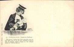 CPA Fantaisie Femme avocat Poupee 
