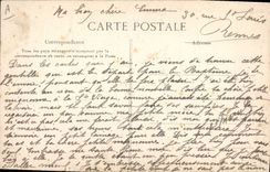 CPA Folklore Plougastel Daoulas Le depart pour le bapteme