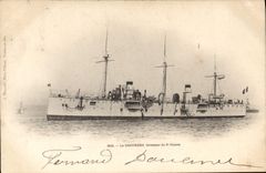 CPA Bateau de Guerre Le Destrees Croiseur de 3eme classe