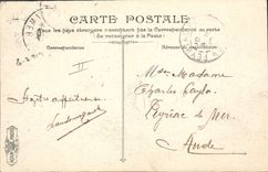 CPA Bateau de Guerre Le D'Entrecasteaux Croiseur de 2eme classe